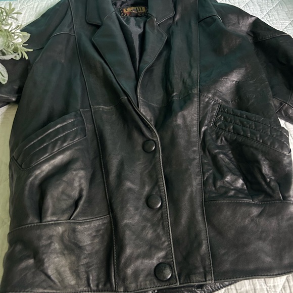 Vintage G III Leather Boho Hippie Coat - Picture 2 of 13